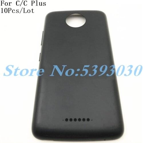 10Pcs Battery Back Cover Door Housing Case For Motorola Moto C XT1754 XT1750 XT1756 / MotoC Plus XT1721 XT1723 XT1724