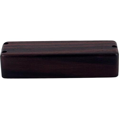 1x Rose Wood Guitar Soapbar Pickup Cover For 5 String Guitar Bass Parts