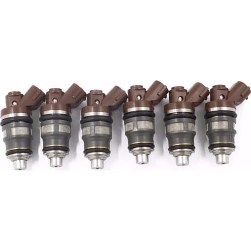 6Pcs 800cc Side Fuel Injectors For Toyota Supra 1JZ-GTE 2JZ-GTE F809W 1001-87092