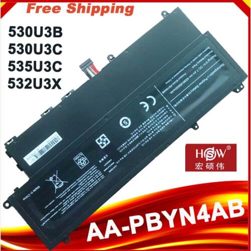 AA-PBYN4AB Laptop Battery For Samsung 530U3 Series HT3691FC700364 530U3C NP530V3C NP530U3C 535U3C 530U3B NP530U3B 6000mAh 45Wh