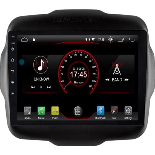 Android 10 2.5D car dvd For JEEP Renegade Radio 2016-2019 multimedia GPS Radio stereo gps navigation map camera