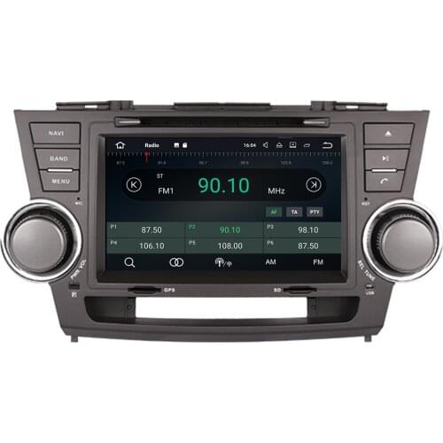 Android10 MAX64 DSP Car GPS Navigation DVD Player Radio For TOYOTA HIGHLANDER 2008+ Stereo Headunit SatNav multimedia recorder