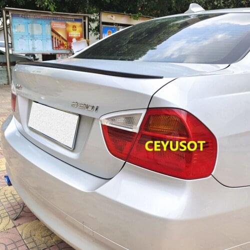 CEYUSOT For NEW Spoiler Accessories BMW 3 Series E90 F30 G20 PU Plastic Universal Car Trunk Rear Lip Wing Tail Body Kit 2005