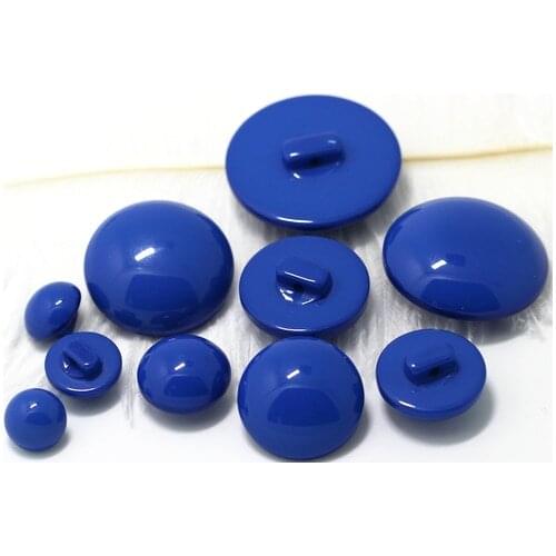 Free shipping 30pcs/lot Candy sapphire button mushrooms decoration shirt button diy manual 10 to 30 mm