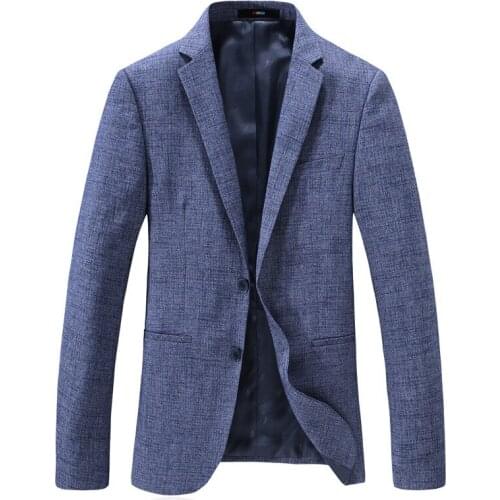 Blazer blue business gentleman suit Jacket mens suit blazer spring new mens casual suit blazer mens single button suit jacket