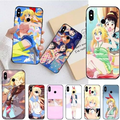Nisekoi japanese anime girl Phone Case For Xiaomi Redmi note 7 8 9 t max3 s 10 pro lite luxury design cover coque