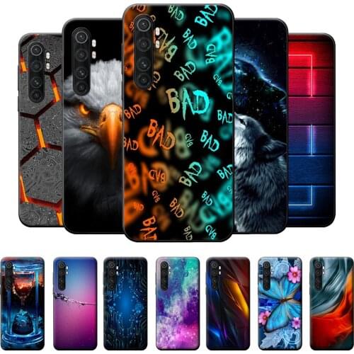 Case For Xiaomi Mi Note 10 Lite Fox Case Xiaomi Mi Note 10 Lite Shockproof Silicone Soft Phone Bag For Xiaomi Mi Note 10 Lite