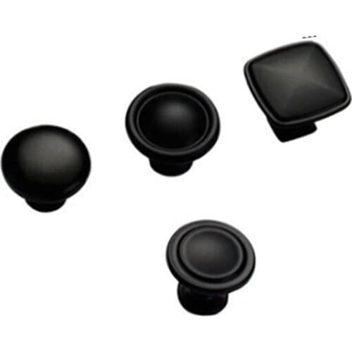 LISM Aluminum Alloy Black Cabinets Closets Furniture Handles Kitchen Cabinet Handles Kitchen Cabinet Hardware Drawer Knobs