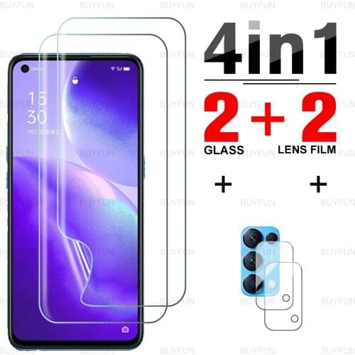 For Oppo Reno5 5G 6.43'' Full cover Front Hydrogel Film for oppo reno5 lite reno5 Pro Plus reno5 F screen protector camera film