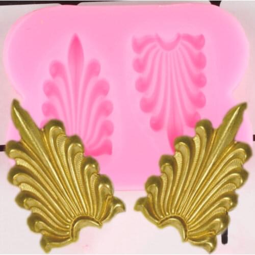 European Style Relief Silicone Mold Cake Border Fondant Molds Cake Decorating Tools Chocolate Gumpaste Mould Candy Clay Moulds
