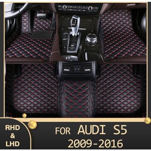 MIDOON Car floor mats for AUDI S5 Sedan (Four doors) 2009 2010 2011 2012 2013 2014 2015 2016 Custom foot Pads automobile