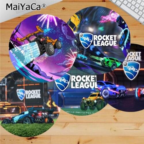 Maiyaca Rocket League gamer play mats round gaming Mousepad computer desk mat for gaming