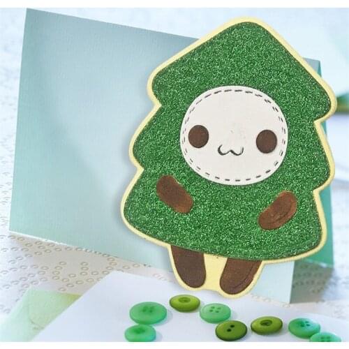 Cute Christmas Tree Metal Cutting Dies For DIY Scrarpbooking Embossing Paper Cards Decorative Crafts Supplies New 2019