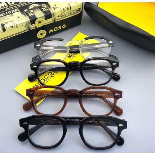 Johnny Depp Lemtosh Eyeglasses Frame Men Women With Box&Case Computer Optical Retro Glasses Spectacle Frame For Male