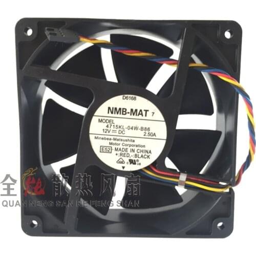 Original 4715KL-04W-B86 12V2.5A PE800 server cooling equipment 12 cm