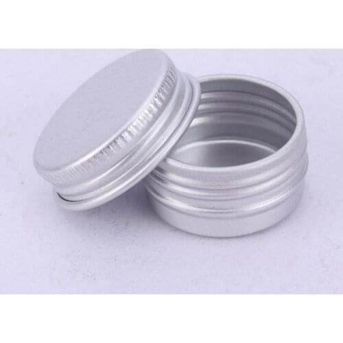 Wholesale 2000 x 5G Aluminum Tins Small Metal Cosmetic Packaging Jar 1/6oz professional cosmetics container