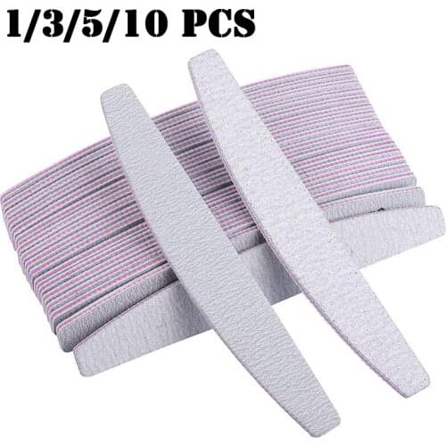 Nail Art Files 100/180 Buffers for Nails Manicure Accessories Professional Gel Nail Polishing Sanding Pedicure Equipment Tools