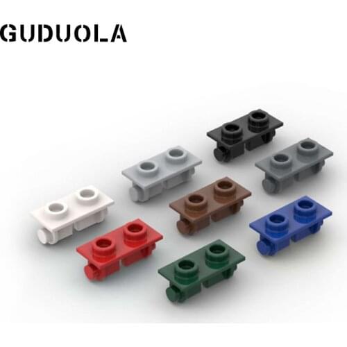 Guduola Special Bricks Hinge 1 x 2 Top 3938 Plate 1 x 2 Rocking Small Particl MOC Assembly Building Block Toys Parts 100pcs/lot
