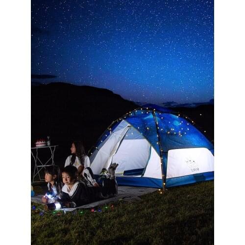 Outdoor Storm-Proof Rain 3-4 People Camping Thickened Water Resistant 2 People Camping