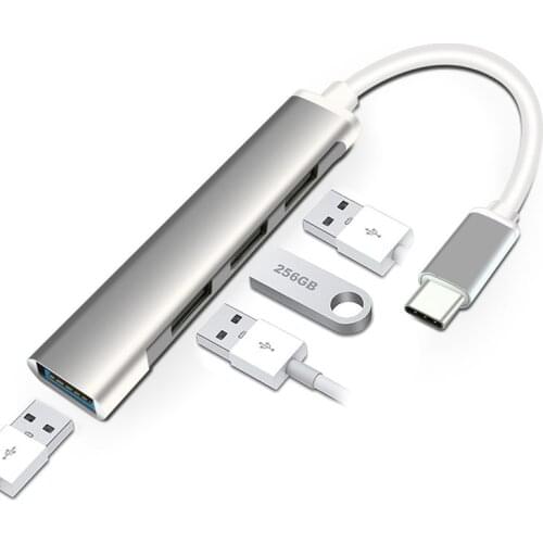 USB splitter 3.0hub 1 / 4 docking station type-C 4 in 1 multifunction