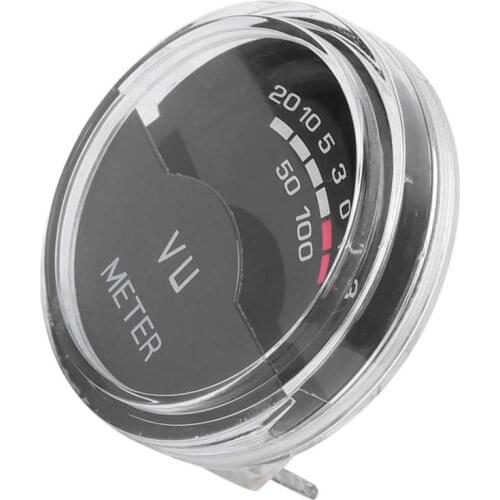 Mini High Accuracy VU Meter DB Level Meter Amplifier Level Audio Meter with Blue Backlight