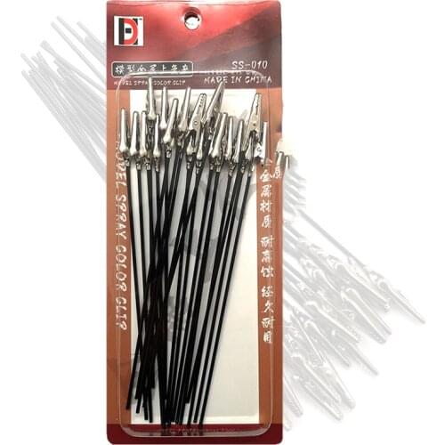 20pcs/lot Painting and Coloring Tools Corrosion-resistant Metal Drying and Coloring Clips Military Hand-made Models