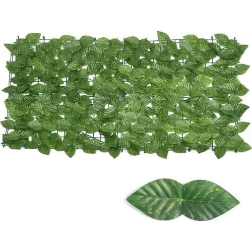 05x1M3M 1x3M Artificial Ivy Leaf Hedge Screening Roll Green Leaf Privacy Fence Balcony UV Protection For Outdoor Garden Bearable