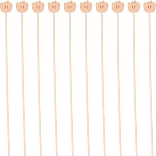 10Pcs Premium Aroma Diffuser Rattans Decorative Aroma Sticks Fragrance Sticks Special For Aroma Volatilization Of Apple Chips