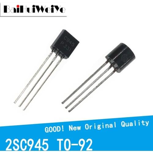 100PCS/LOT 2SC945 C945 945 NPN TO-92 TO92 Triode Transistor 0.15A/50V NPN New Original Good Quality Chipset