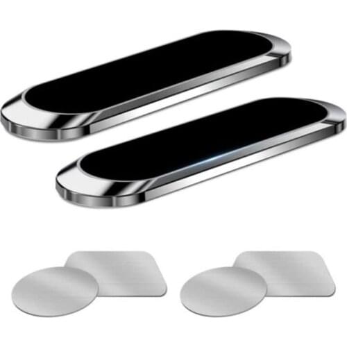 2Pack netic Phone Car Mount,Mini Strip Cell Phone Holder for Car netic Mount Compatible for iPhone11 Pro XS Max XR