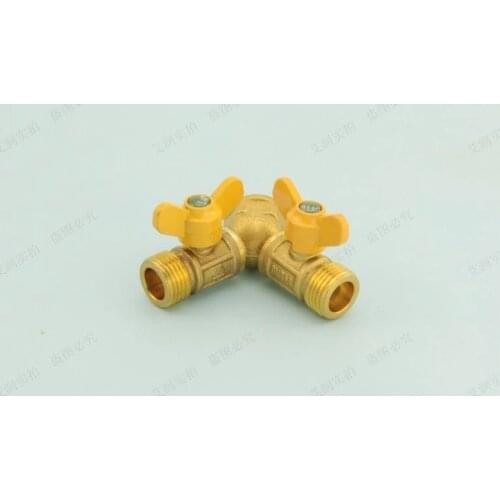 20mm DN 3-way gas valve Brass Ball Valves Gas Valve