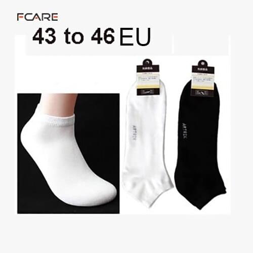 Fcare 5 pairs=10PCS cotton plus size sock slippers 45,46 yard large anti-odor spring and autumn thin summer socks big sox