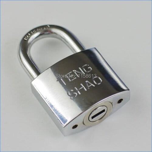 6 pieces 40mm widely used keyed differently rustproof metal toolbox cabinet padlock