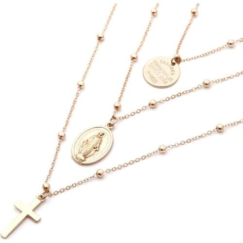 Bls-miracle New Multi-layer Sequins Necklace For Women BOHO DIY Multiple Styles Chokers Necklaces Collar Fashion Jewelry Gift