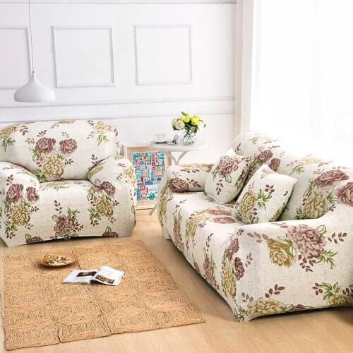 Big Rose Flolwer Sofa Cover For Living Room