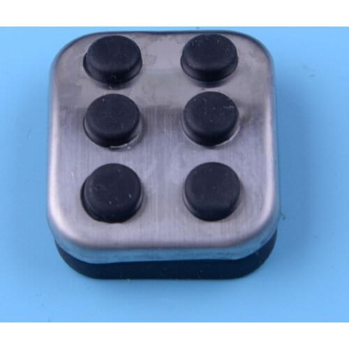 DWCX Car Interior Fuel Emergency Brake Pedal Pad Fit For Dodge Challenger Charger Magnum Chrysler 300 2006 2007 2008