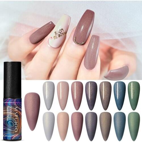 MSRUIOO 5ml Glitter Gel Polish All For Manicure Semi Permanent Varnish UV LED Gel Varnish Soak Off Nail Art Gel Nail Polish