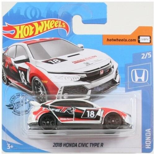 Hot Wheels Single Car 2018 HONDA CIVIC TYPE R