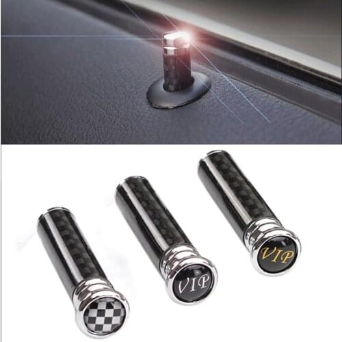VIP Logo Door Lock Buckle Pull Pin For Honda Civic Fit Hyundai Accent Dodge Charger Juguar Audi Volkswagen KIA Automobiles Decor