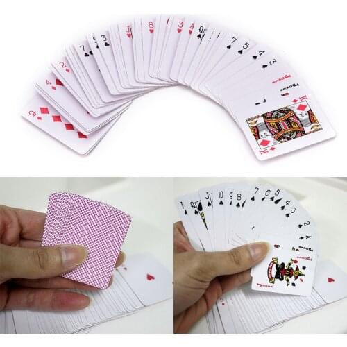 Mini Poker Small Playing Cards Family Game Travel Game 5.3*3.8 cm