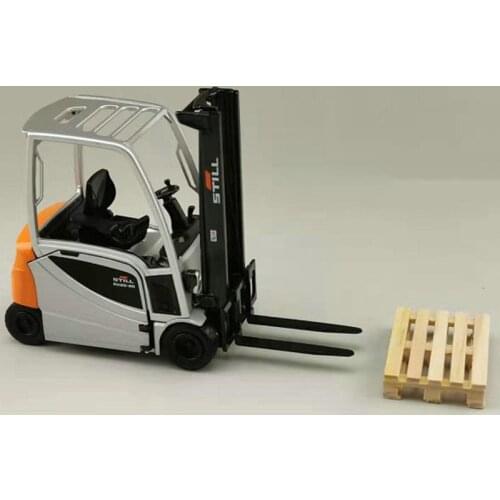 STILL RX20-20 Forklift Truck Model Metal Diecast 1/25 Scale Stacker Alloy Simulation Engineering Car Model 1/20 FRB-VIII Reach