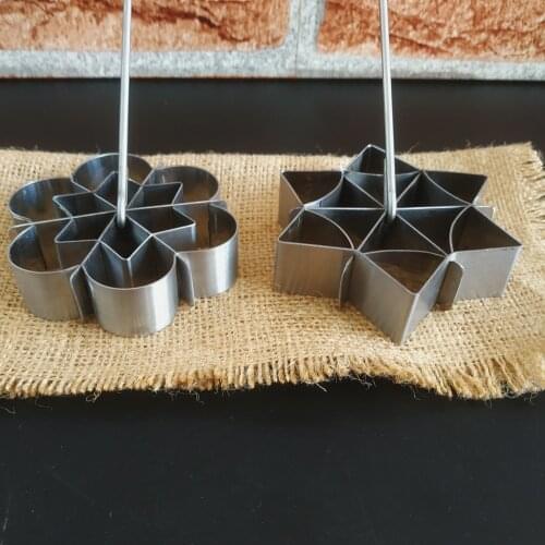Iron Dessert Mold 2 Pieces Set-No-12