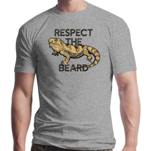 New Bearded Dragon Reptile Lizard T Shirt For Men Fashion T Shirt O-neck BONADIAO Design Tee Shirt Wholesale