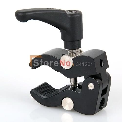 100% New Camera Small clamp Super Clamp for LCD Monitor LED light size small