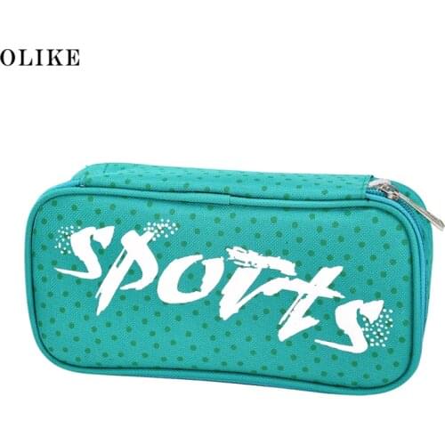OLIKE Pencil Bag Pouch Stationery Case huge Capacity Scholar Middle High School Stationery For Boys Girls Teenage