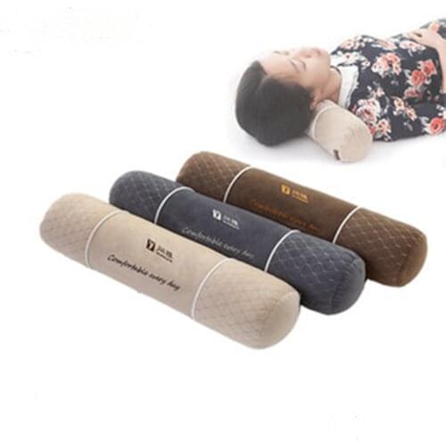 New hollow cotton + cassia seed repair cervical spine special pillow round pillow core bamboo charcoal cervical candy pillow