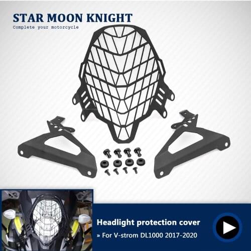 Motorcycle Headlight Head Light Guard Protector Cover Protection Grill For SUZUKI V-strom DL1000 V-STROM 1000 2017 2018 2019