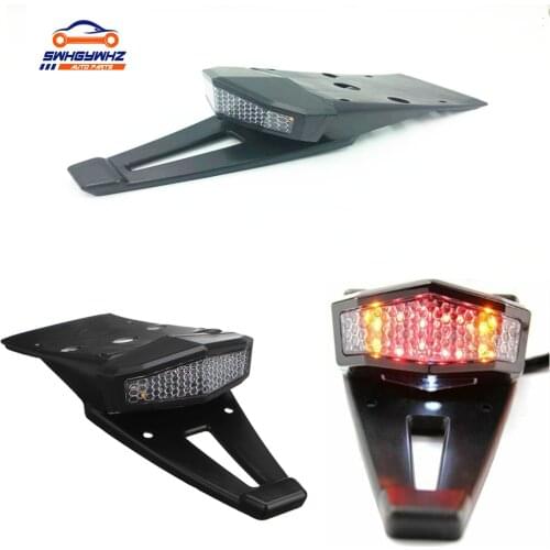 Motorcycle ATV LED Rear Tail Brake Stop Indicator Signal Lamp Universal Turn Signal Light for KTM Enduro for Bobber Dirt Bike