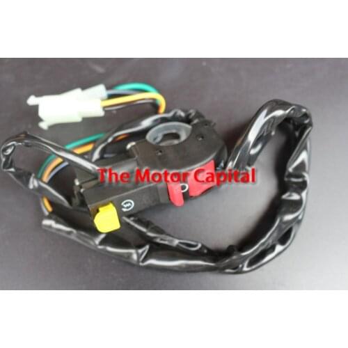 Off-road motorcycle electric starter Handlebar start & stop ATV Quad kill switch button 4 wire connection dirt pit motor bike