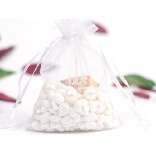 1PCS/Lot 7x9cm Organza Bags Jewelry Packaging Bags Gift Decoration Wedding Pouches Party Drawable Bags O7H2